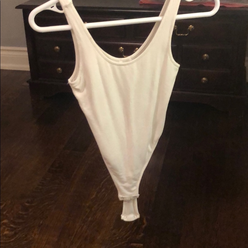 Garage white bodysuit